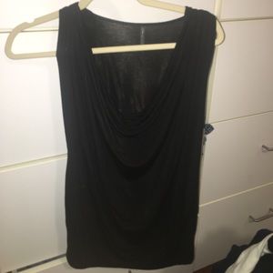 Scooped and droop neck tank