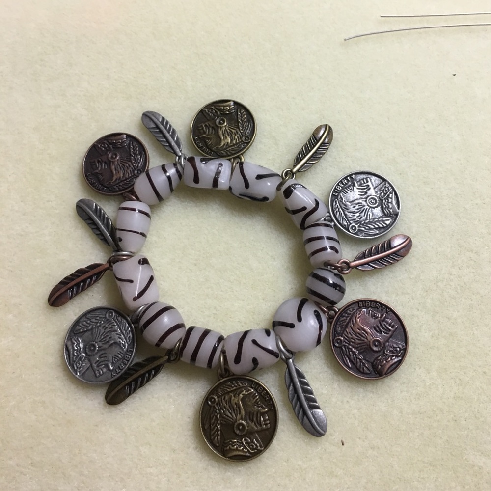 Indian Coin Bracelet