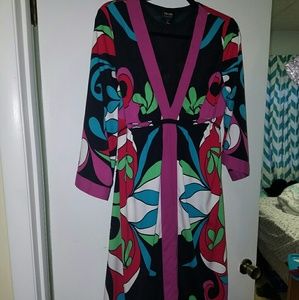 Geometric print dress size 8