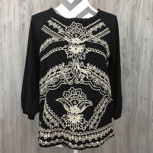 Skies are Blue Crochet blouse