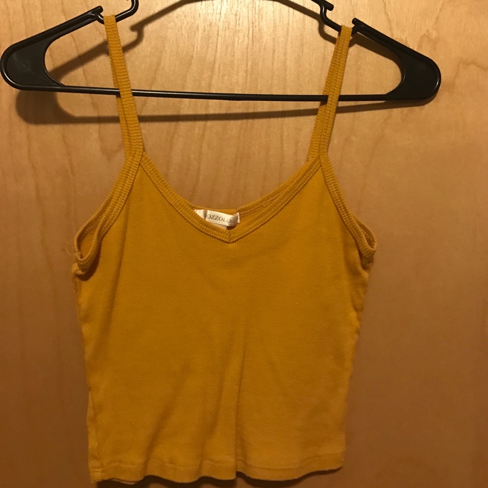 Mustard crop top from tj maxx