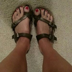 Brown Birkenstocks