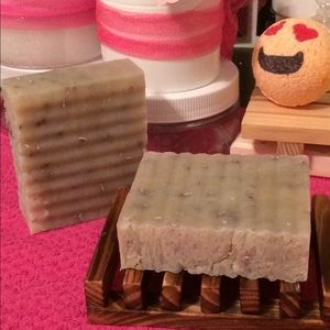 Sandalwood patchouli oats soap handmade natural