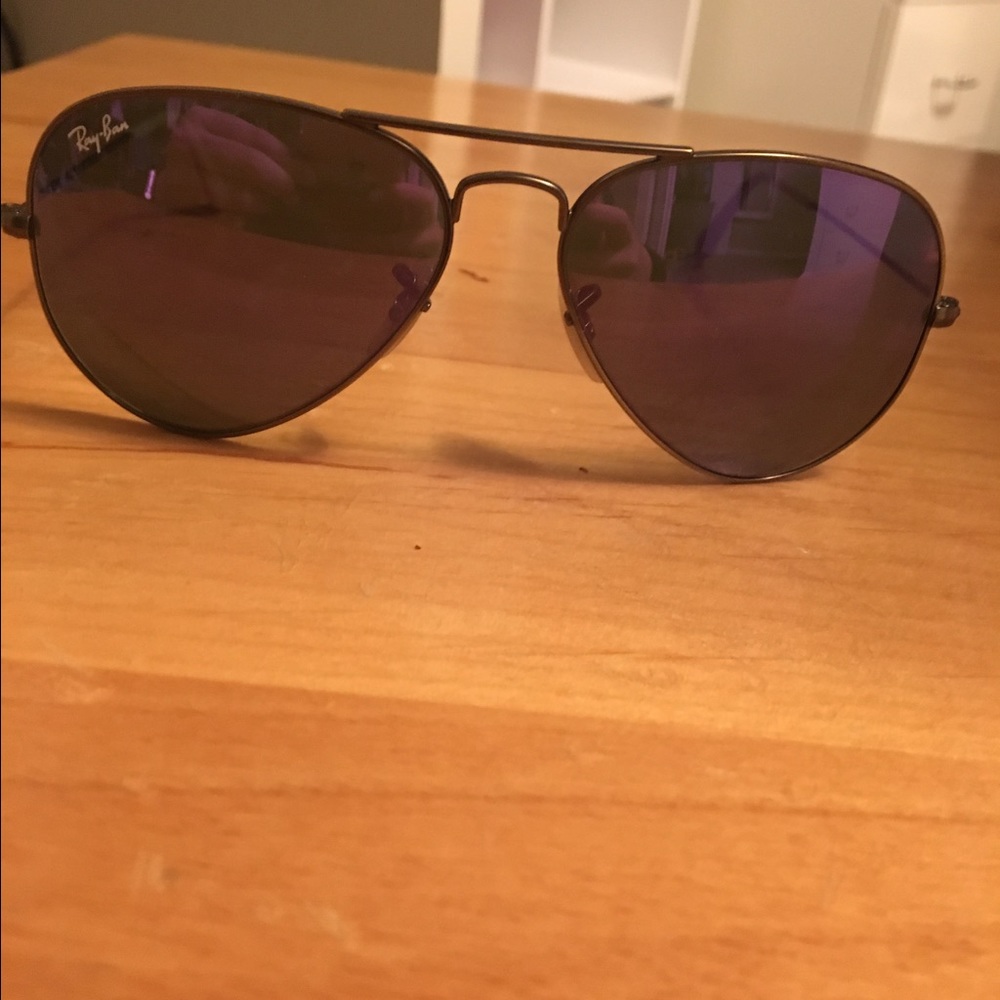 Authentic purple Ray-Ban sunglasses!!