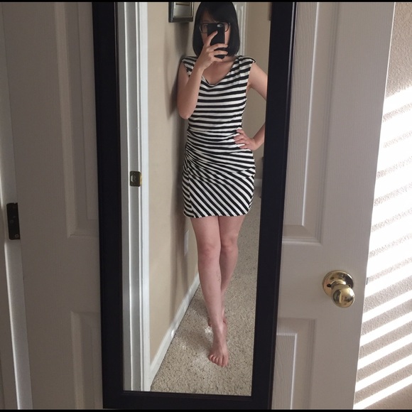 Mango stripe detailed dress - Picture 2 of 4