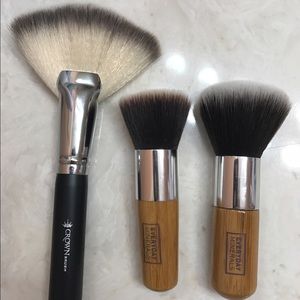 Crown and Everyday Minerals face brushes