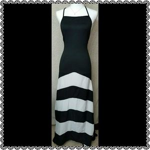 XL Gorgeous Striped Maxi Dress