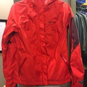 Columbia - Women's Rain Jacket - Red & Burgundy