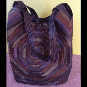 Silk tote bag
