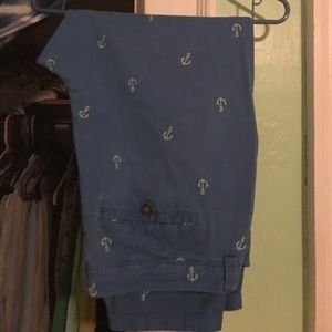 Old Navy chino pants with anchors