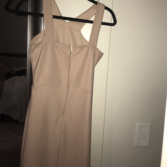 Nude cut-out mini dress - Picture 3 of 4