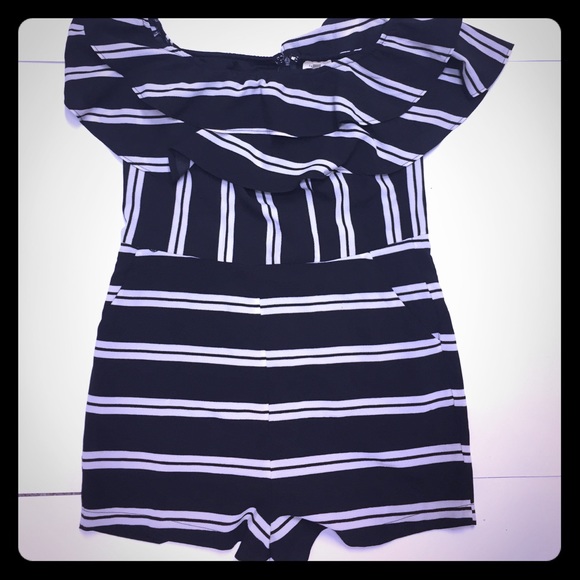Tea & Cup Other - Adorable Tea & Cup Black and White stripe jumper