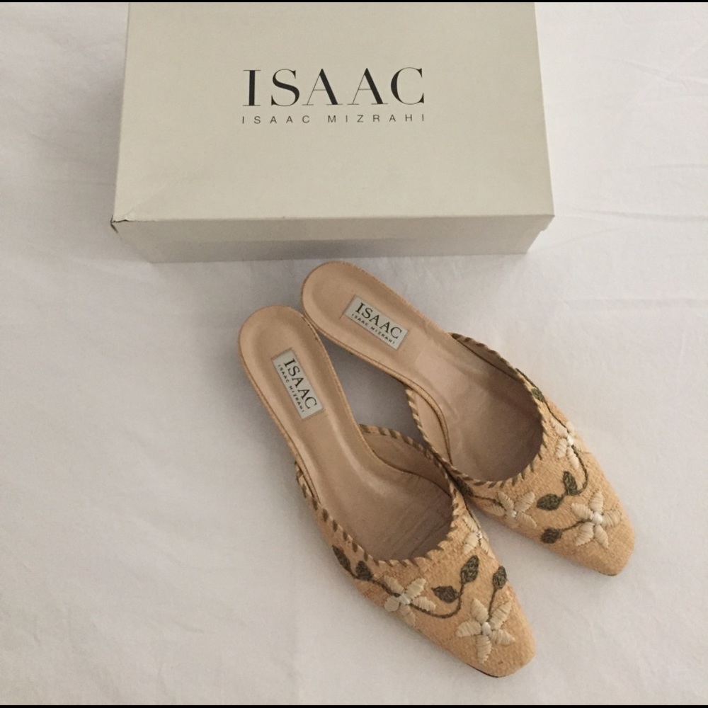 Issac Mizrahi summer mules