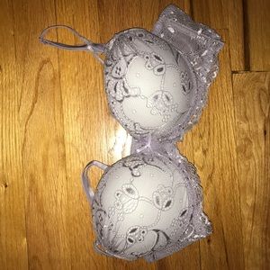 Lavender push up bra
