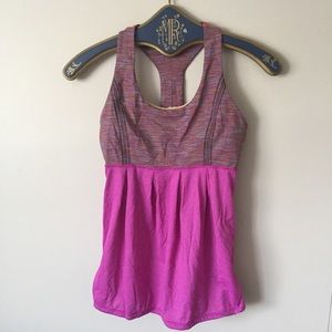 Lululemon Power Dance Tank Top Wee Space Dye Sz 6