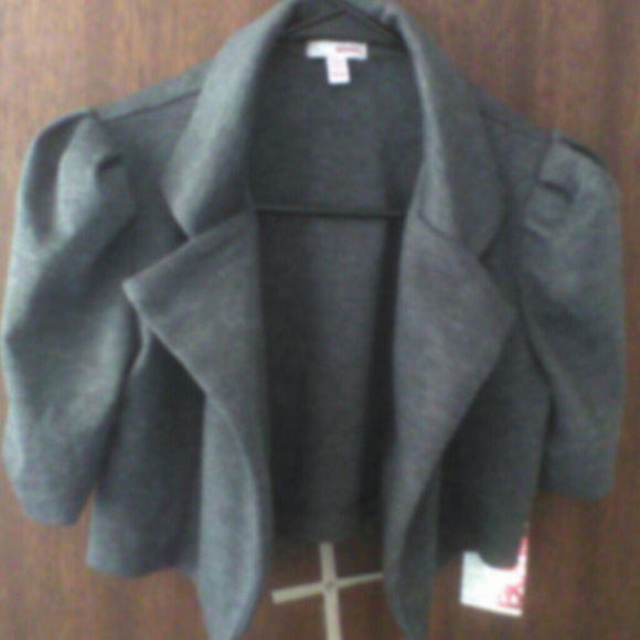 Gray crop jacket - Picture 1 of 1