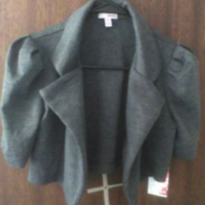 Gray crop jacket