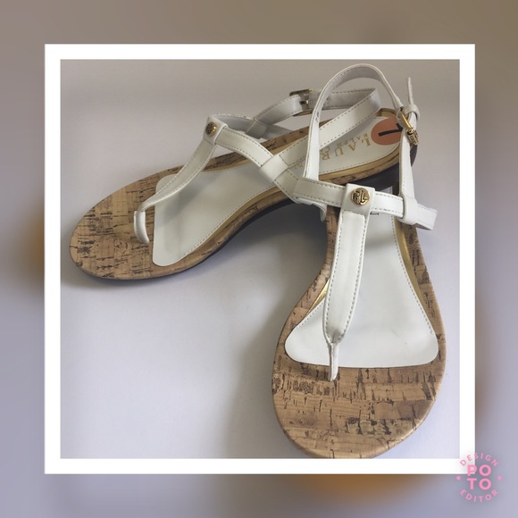 ralph lauren t strap sandals
