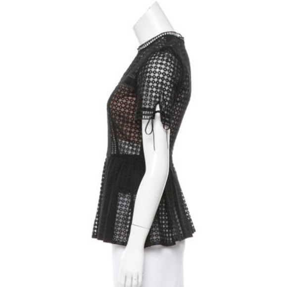 Self portrait new peplum lace top - Picture 4 of 4