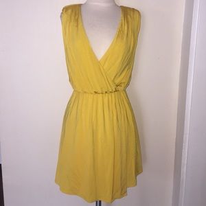 Satin Deep V Dress