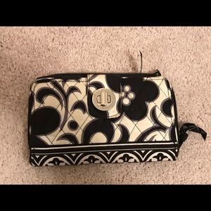 Vera Bradley turn lock wallet