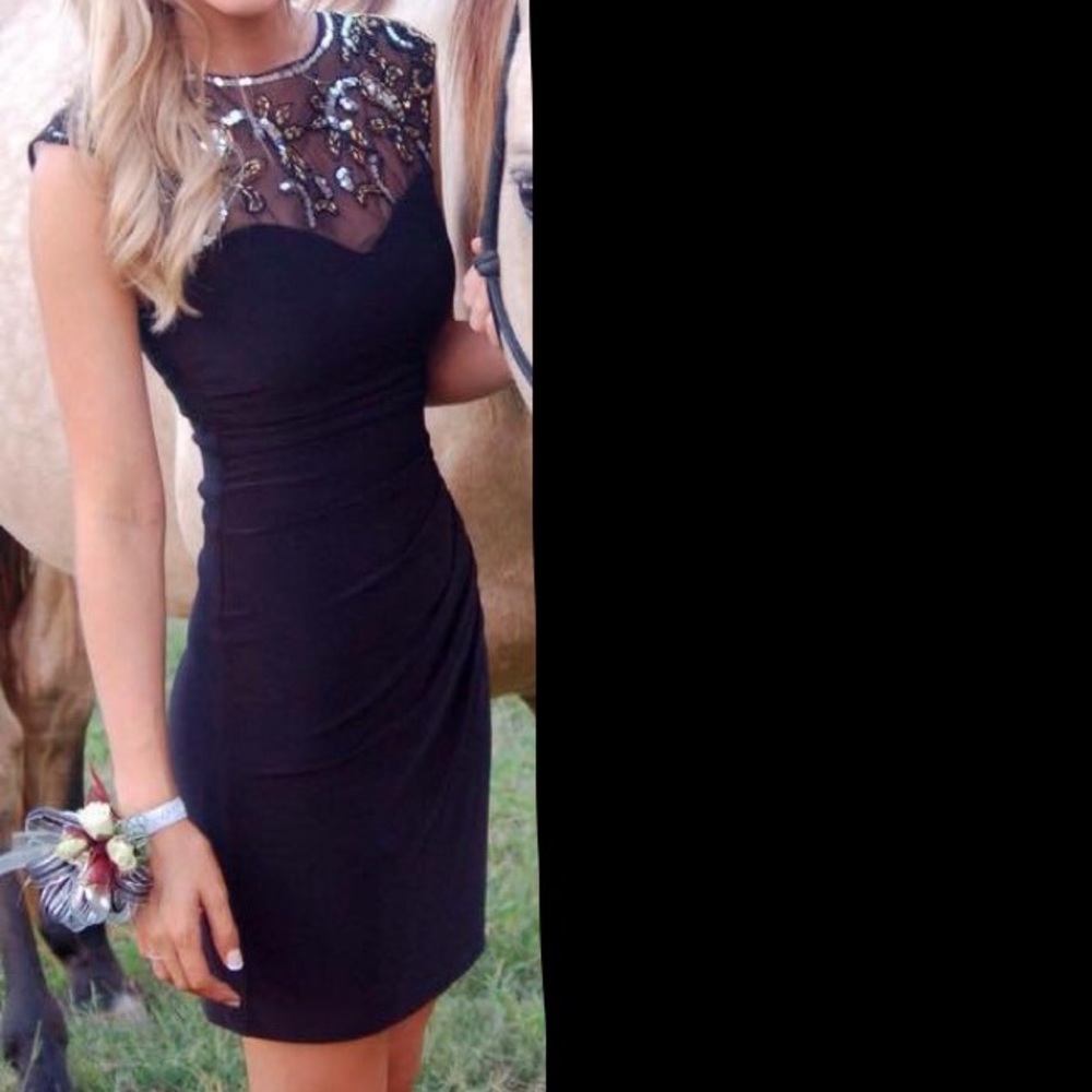 Black formal dress