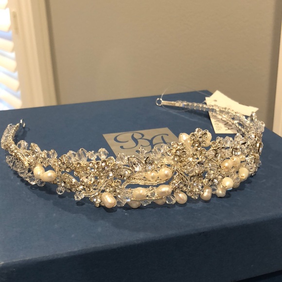 Bridal headband headpiece - Picture 2 of 4