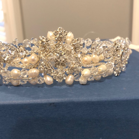 Bridal headband headpiece - Picture 3 of 4