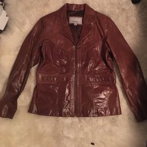 Women's leather jacket