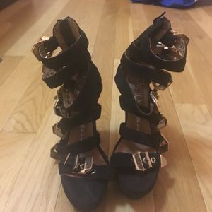 Jeffrey Campbell suede heels