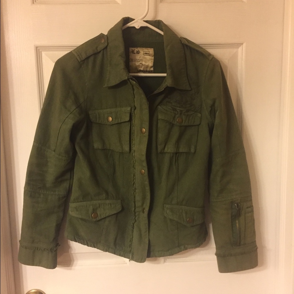 LF "Vintage" Army Brats Green Jacket