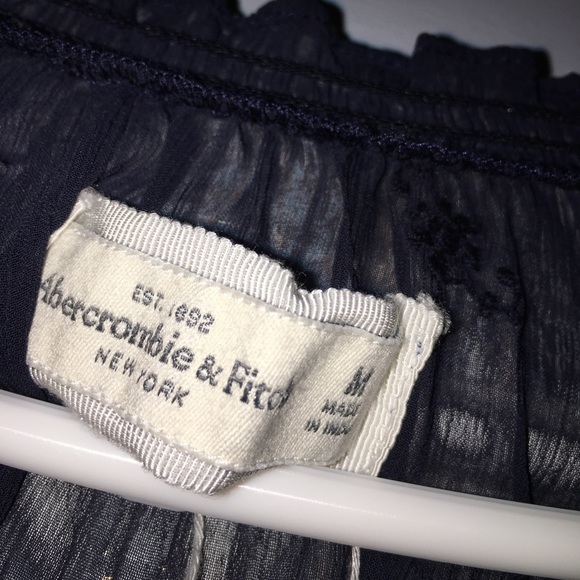 abercombie and fitch navy blouse - Picture 2 of 4