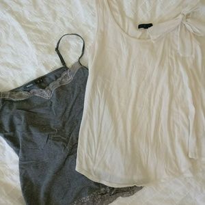 Two sleeveless tops