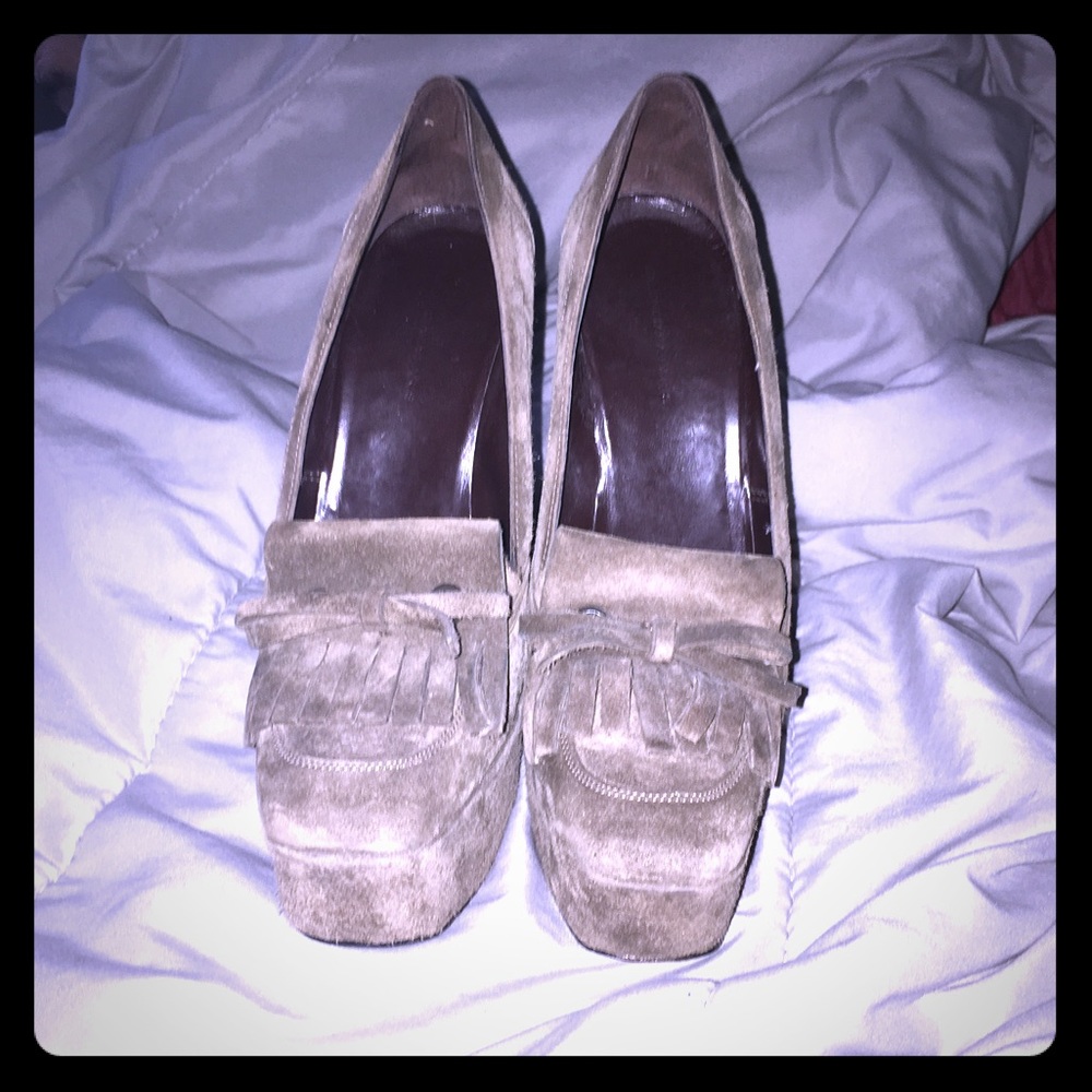 Suede Wedges
