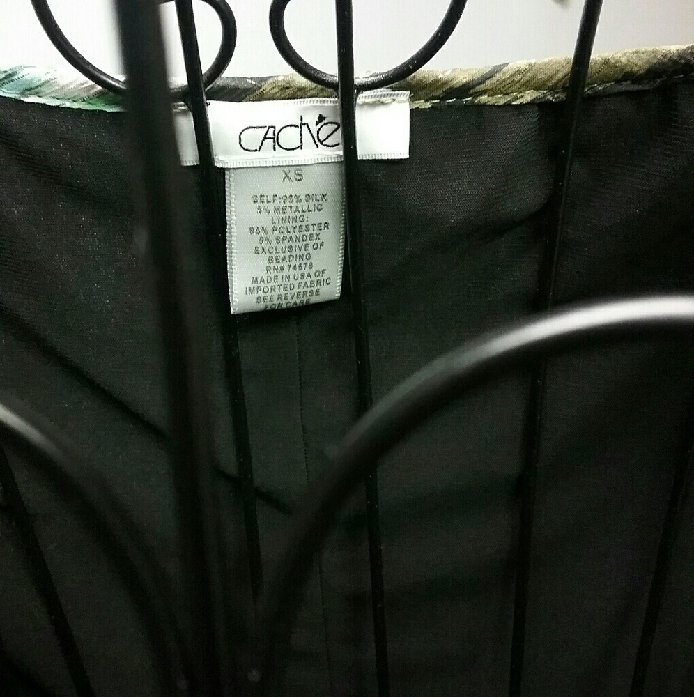 Cache silk blouse - Picture 5 of 7