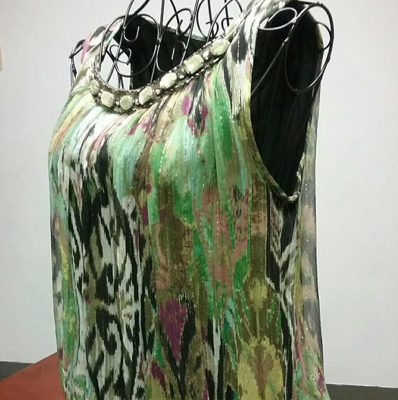 Cache silk blouse - Picture 3 of 7