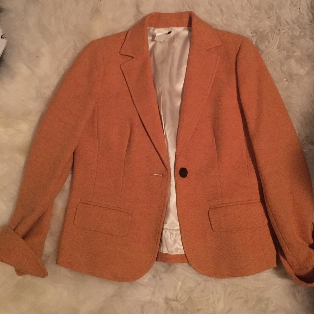 Yellow wool J.Crew Blazer