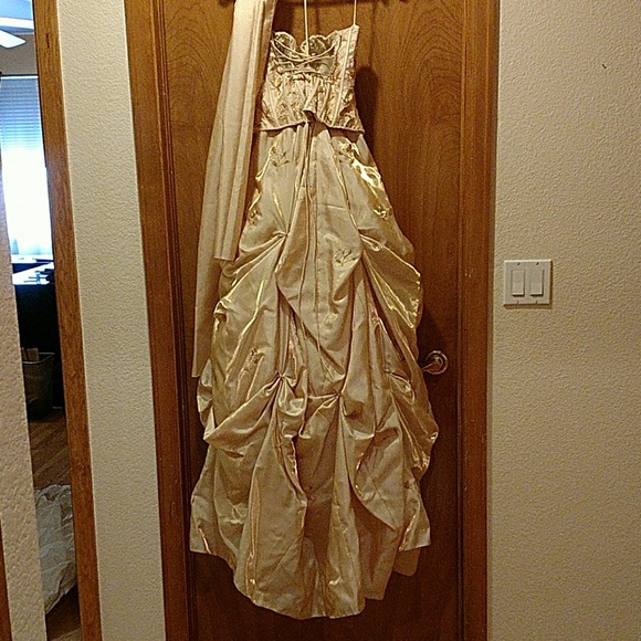 Beauty and the Beast Belle Inspired Prom Dress - Picture 2 of 3