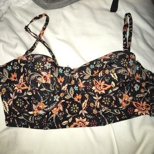 Floral Print Urban bikini top
