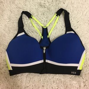 VSX SPORT Zip Up Sports Bra