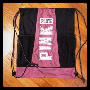 PINK drawstring backpack