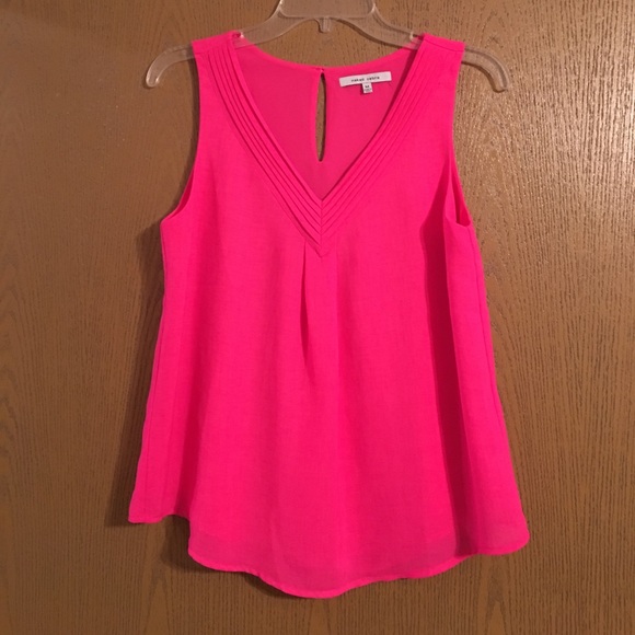 Naked Zebra Tops - Pink Tank Top Blouse.