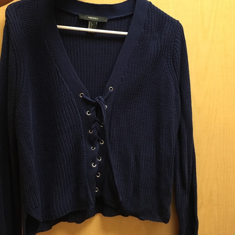 F21 crop top sweater