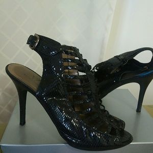 SEXY OPEN TOE SLING BACK HEELS