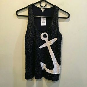 J Crew Anchor Tank Top