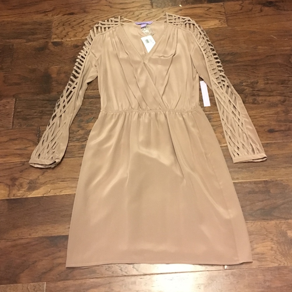 Blossom and Honey Mauve Dress size M 100% Silk