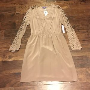 Blossom and Honey Mauve Dress size M 100% Silk