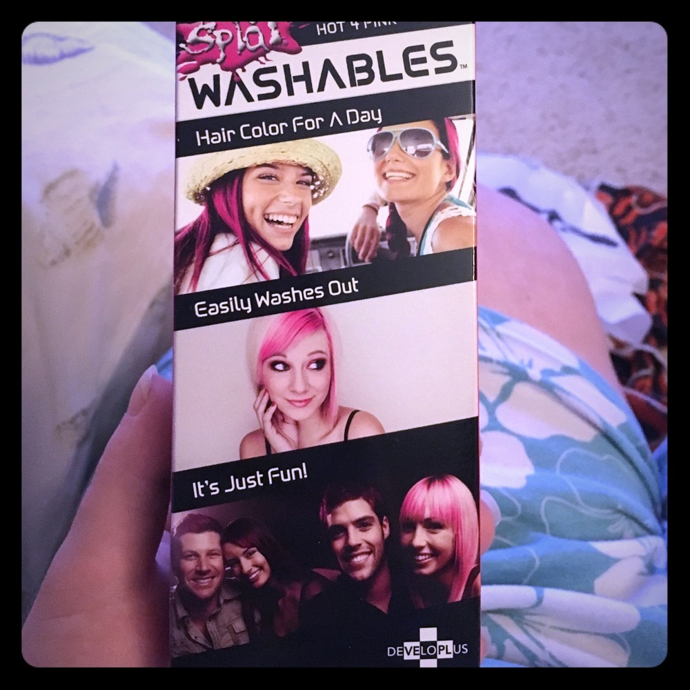 Splot Washables hot 4 Pink hair coloring