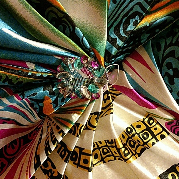 Fun Print Prom Dress - Picture 4 of 5