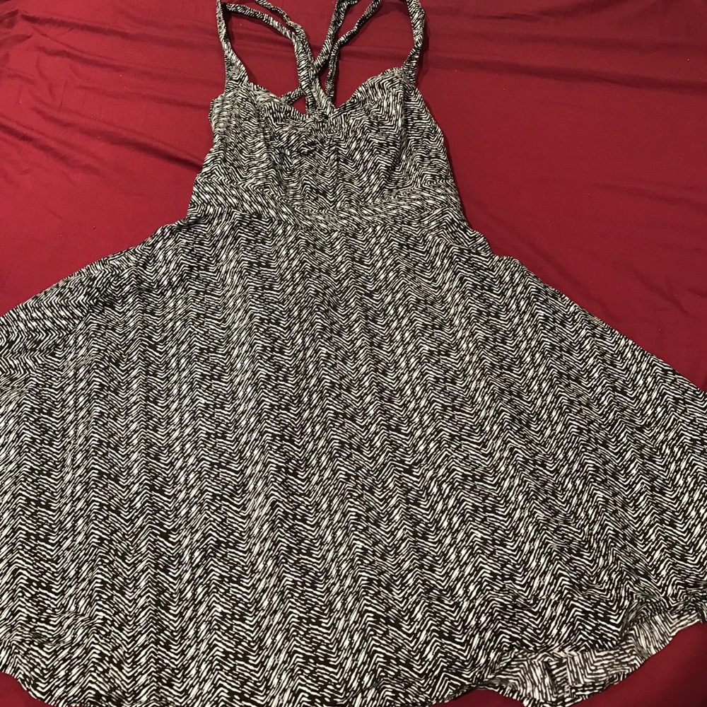 Women's Moda International cross back Dress Sz 14